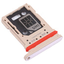 SIM Card Tray + SIM Card Tray / Micro SD Card Tray for vivo V21 / V21 5G V2066 V2108 V2050 (Gold)