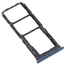 SIM Card Tray + SIM Card Tray + Micro SD Card Tray for vivo Y11s V2028 (Blue)