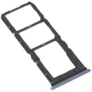 SIM Card Tray + SIM Card Tray + Micro SD Card Tray for vivo Y11s V2028 (Blue)