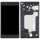 LCD Screen and Digitizer Full Assembly with Frame for Lenovo Tab 7 Essential TB-7304F TB-7304i (Black)