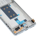 OLED Material Original LCD Screen and Digitizer Full Assembly with Frame for Xiaomi Mi 11T / 11T Pro (Silver)