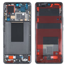 Original Front Housing LCD Frame Bezel Plate for Xiaomi 12 Pro(Black)