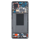 Original Front Housing LCD Frame Bezel Plate for Xiaomi 12 Pro(Black)