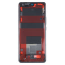 Original Front Housing LCD Frame Bezel Plate for Xiaomi 12 Pro(Black)