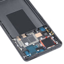 Original Front Housing LCD Frame Bezel Plate for Xiaomi 12 Pro(Black)