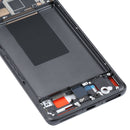 Original Front Housing LCD Frame Bezel Plate for Xiaomi 12 Pro(Black)