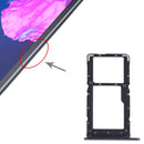 SIM Card Tray + Micro SD Card Tray for Lenovo Tab P11 TB-J606 TB-J606F TB-J606N(Black)