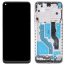 LCD Screen and Digitizer Full Assembly with Frame for TCL 10L / 10 Lite T770H(Silver)