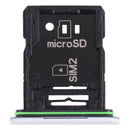 Original SIM Card Tray + SIM Card Tray / Micro SD Card Tray for Sony Xperia 10 III(White)