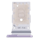Original SIM Card Tray + SIM Card Tray for Samsung Galaxy S21 FE 5G SM-G990B(Purple)