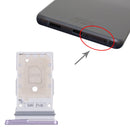 Original SIM Card Tray + SIM Card Tray for Samsung Galaxy S21 FE 5G SM-G990B(Purple)