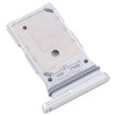 Original SIM Card Tray + SIM Card Tray for Samsung Galaxy S21 FE 5G SM-G990B(White)