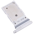 Original SIM Card Tray + SIM Card Tray for Samsung Galaxy S22+ 5G / S22 5G / SM-S906B SM-S901B (White)