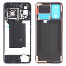 Middle Frame Bezel Plate + Battery Back Cover for OPPO Realme GT RMX2202(Yellow)