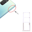 SIM Card Tray + SIM Card Tray + Micro SD card tray for Xiaomi Redmi Note 11 / Redmi Note 11S(White)
