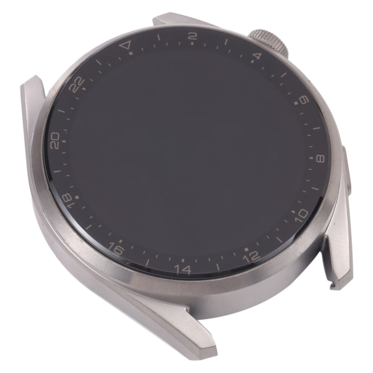 Original LCD Screen and Digitizer Full Assembly With Frame for Huawei Watch 3 Pro(Silver)