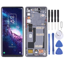 Original LCD Screen and Digitizer Full Assembly with Frame for TCL 20 Pro 5G T810H(Black)