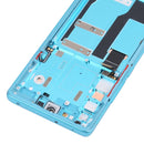 Original LCD Screen and Digitizer Full Assembly with Frame for TCL 20 Pro 5G T810H(Blue)