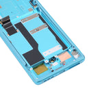 Original LCD Screen and Digitizer Full Assembly with Frame for TCL 20 Pro 5G T810H(Blue)