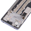 Original LCD Screen and Digitizer Full Assembly with Frame for TCL 10 Plus(Purple)