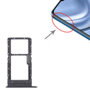 SIM Card Tray + SIM Card Tray / Micro SD Card Tray for Honor Play 20 (Black)