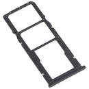 SIM Card Tray + SIM Card Tray + Micro SD Card Tray for Honor 7C (Black)