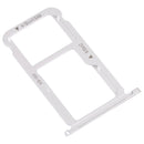 SIM Card Tray + SIM Card Tray / Micro SD Card Tray for Honor Mate 9 Lite (Silver)