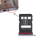 SIM Card Tray + NM Card Tray for Huawei P50 Pro+ (Black)