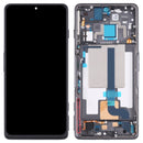 Original LCD Screen and Digitizer Full Assembly with Frame for Xiaomi Redmi K50 Gaming (Black)