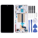 Original LCD Screen and Digitizer Full Assembly with Frame for Xiaomi Redmi K50 Gaming (White)