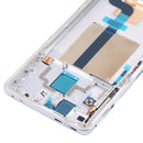 Original LCD Screen and Digitizer Full Assembly with Frame for Xiaomi Redmi K50 Gaming (White)