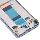 Original LCD Screen and Digitizer Full Assembly with Frame for Xiaomi Redmi K40S (Blue)