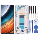 Original LCD Screen and Digitizer Full Assembly with Frame for Xiaomi Redmi K40S (Silver)