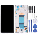 Original LCD Screen and Digitizer Full Assembly with Frame for Xiaomi Redmi K40S (Silver)