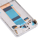 Original LCD Screen and Digitizer Full Assembly with Frame for Xiaomi Redmi K40S (Silver)