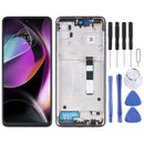 LCD Screen and Digitizer Full Assembly with Frame for Motorola Moto G 5G (Purple)
