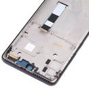 LCD Screen and Digitizer Full Assembly with Frame for Motorola Moto G 5G (Purple)