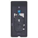 Original Battery Back Cover with Fingerprint for Sony Xperia XZ3(Black)