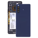 Original Battery Back Cover with Fingerprint for Sony Xperia 10 II(Blue)