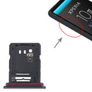 SIM Card Tray + Micro SD Card Tray for Sony Xperia 10 III (Black)