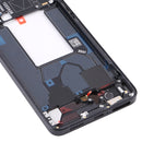 Original Front Housing LCD Frame Bezel Plate For OPPO Reno7 5G China PFJM10(Black)