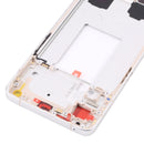 Original Front Housing LCD Frame Bezel Plate For OPPO Reno7 5G China PFJM10 (Gold)