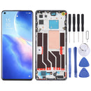 Original LCD Screen and Digitizer Full Assembly with Frame For OPPO Reno5 Pro 5G(Silver)