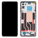 Original LCD Screen and Digitizer Full Assembly with Frame For OPPO Reno5 Pro 5G(Silver)