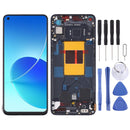 Original LCD Screen and Digitizer Full Assembly with Frame For OPPO Reno6 5G PEQM00 CPH2251(Black)