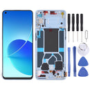 Original LCD Screen and Digitizer Full Assembly with Frame For OPPO Reno6 5G PEQM00 CPH2251 (Blue)