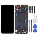 Original LCD Screen and Digitizer Full Assembly with Frame For OPPO Reno7 5G China PFJM10(Black)
