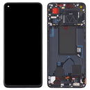 Original LCD Screen and Digitizer Full Assembly with Frame For OPPO Reno7 5G China PFJM10(Black)