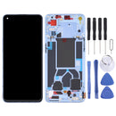 Original LCD Screen and Digitizer Full Assembly with Frame For OPPO Reno7 5G China PFJM10 (Blue)