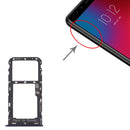 SIM Card Tray + SIM Card Tray / Micro SD Card Tray for Lenovo K9 I38043 (Blue)